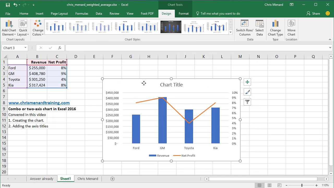 How to add a chart in google docs
